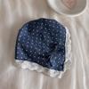 Korean Lace Hair Band Bowknot Women Hair Scarf Sweet Denim Triangle Headscarf  Children