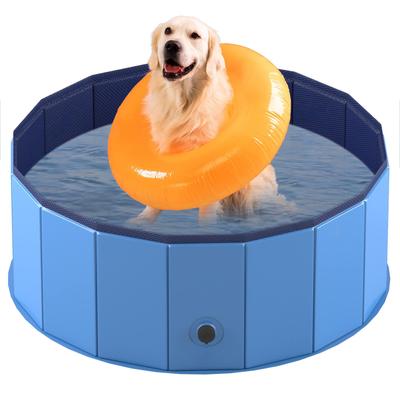 Детский бассейн, Бассейн для питомцев CatDog, Садовый бассейн, Ванночка, Прочная конструкция, Водные игры, Плавание, Не требует надувания, для Сада, Пляжа, В помещении/На улице