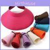 Fashion Summer Adult Straw Hat Foldable Uv Protection Sun Shading Function Women