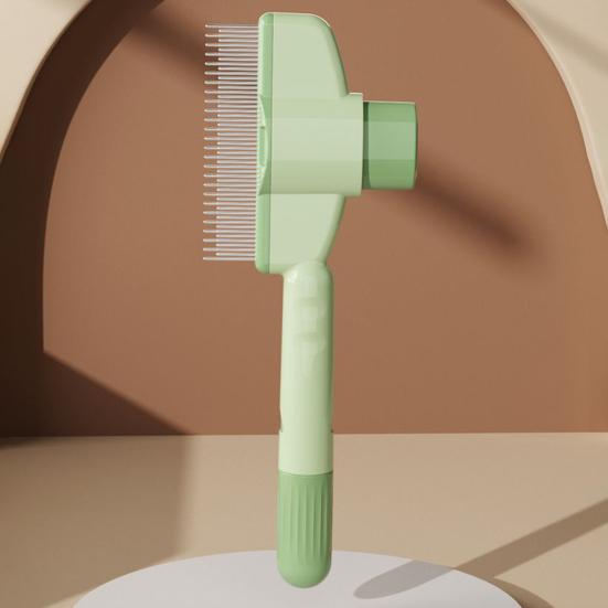 Расческа для питомцев Самоочищающаяся пуходерка Собака Кошка Груминг Инструмент для распутывания питомцев