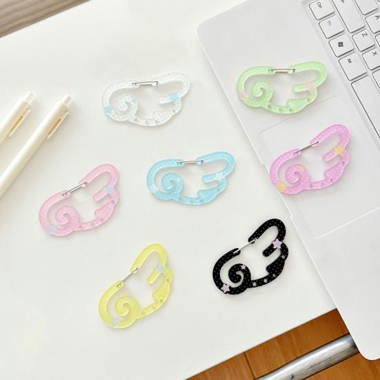 Акриловый брелок с крючком-клипсой, легкая подвеска-украшение, брелок для ключей, шарм для сумки/автомобиля, аксессуар для рюкзака