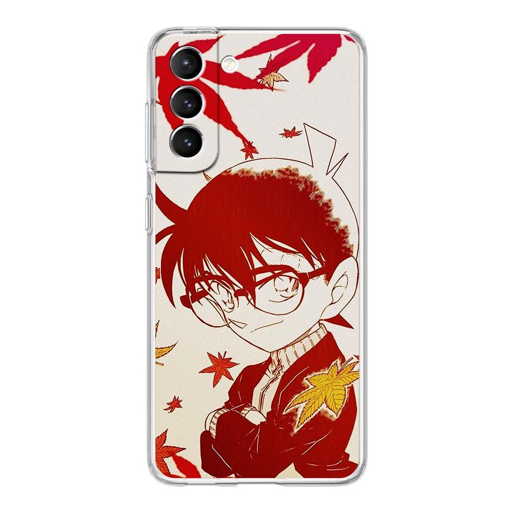 Крутой чехол для телефона с аниме «Детектив Конан» для Samsung Galaxy S22 5G S20 Ultra S21 FE 5G S10E S9 S8 S10 Plus Note 20 10 Lite