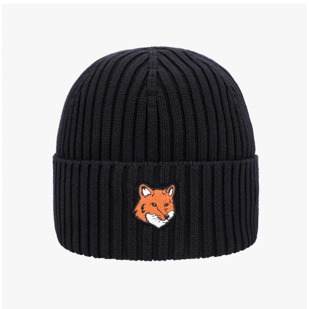 Шапка Maison Kitsune с крупной головой лисы Pm06111kt1140