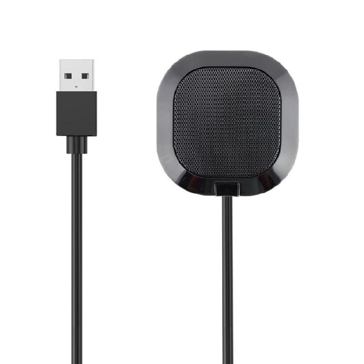 USB 360-градусный всенаправленный конденсаторный микрофон Противоскользящая основа Всенаправленный конденсаторный настольный USB-микрофон для конференций