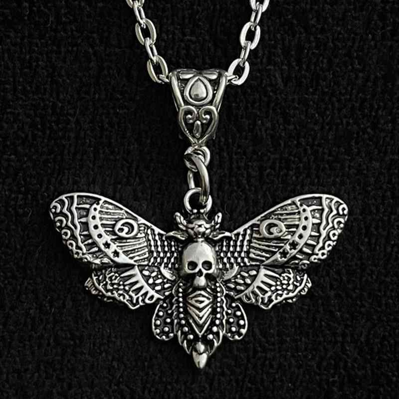2025 Skull Butterfly Eagle Pendant, Retro Hip Hop Punk Necklace for Students