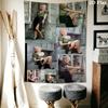 Vintage Dictionary Art Marilyn Monroe Elegance Tapestry Fashion Print Wallmounted Background Cloth Background Wall Hanging Cloth Home Decor