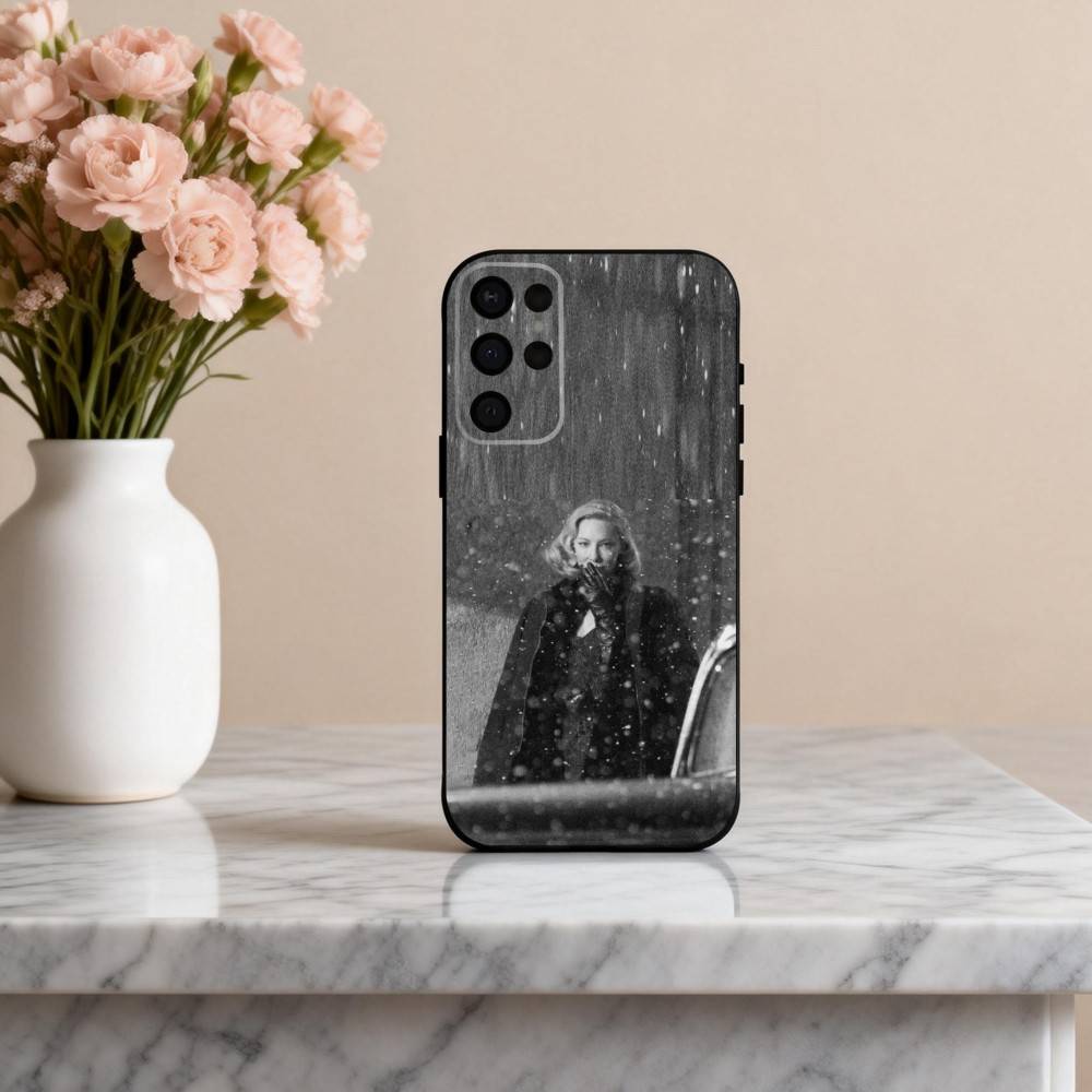 C-Cate-E B-Blanchett Actress Phone Case For Samsung S25,24,23,22,30,21,10,9,Ultra,Plus,Lite,FE,4,5 G Soft Black Case