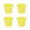 1000pcs Tattoo Ink Cups Disposable Microblading Pigment Cup Tattoo Supplies Yellow Without Cup