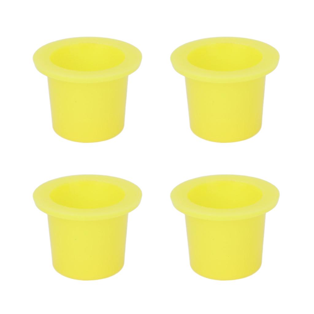 1000pcs Tattoo Ink Cups Disposable Microblading Pigment Cup Tattoo Supplies Yellow Without Cup