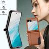 N.BEKUS For Samsung Galaxy Z Flip6 5G/Flip7 FE 5G Case Card Slot PU + PC Phone Back Cover