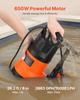 650W Submersible Sump Pump, 15000 L/H, PP-GF20 Submersible Sewage Dirty Clean Water Pump with Automatic Float Switch, Long Cord, 8M Max Lift, for