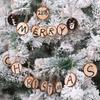 10 Natural X Wood Slice Christmas Tree Ornament Hanging Decor Diy Craft Tag Gift