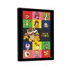 Super Mario Печать в рамке с персонажами