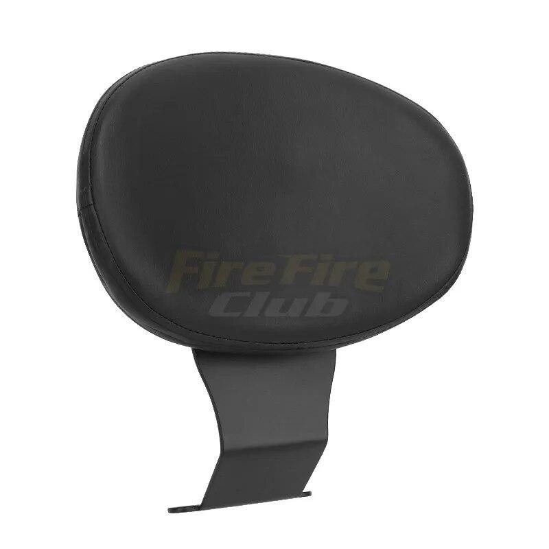 Мотоциклетная черная задняя спинка водителя, кожаная подушка для водителя, кожаные аксессуары для Honda Shadow VT400 VT 750 1997-2003 гг.