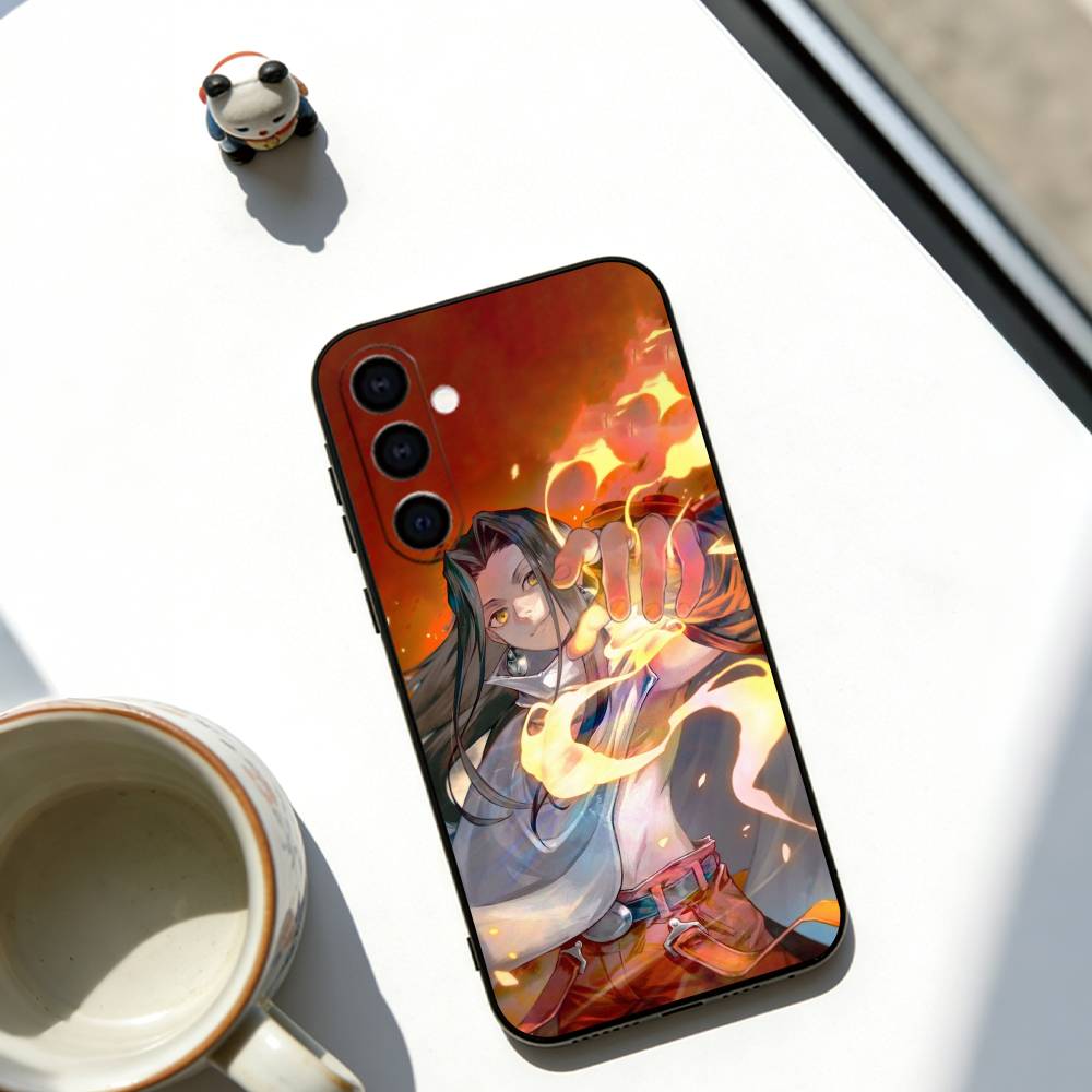 Чехол для телефона Shaman King для Samsung Galaxy A73,A72,A71,A70,A53,A52,A51, Мягкий черный чехол