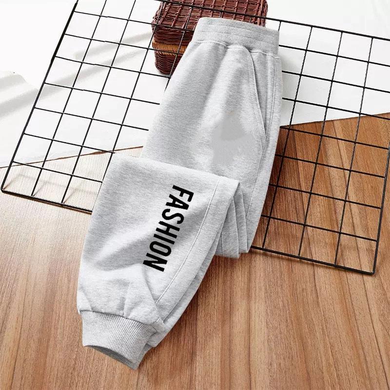 2025 Детские брендовые брюки Мультяшные длинные штаны с экскаватором Спортивные штаны для маленьких мальчиков для улицы Осенняя повседневная одежда 3-13 лет Флисовые длинные штаны