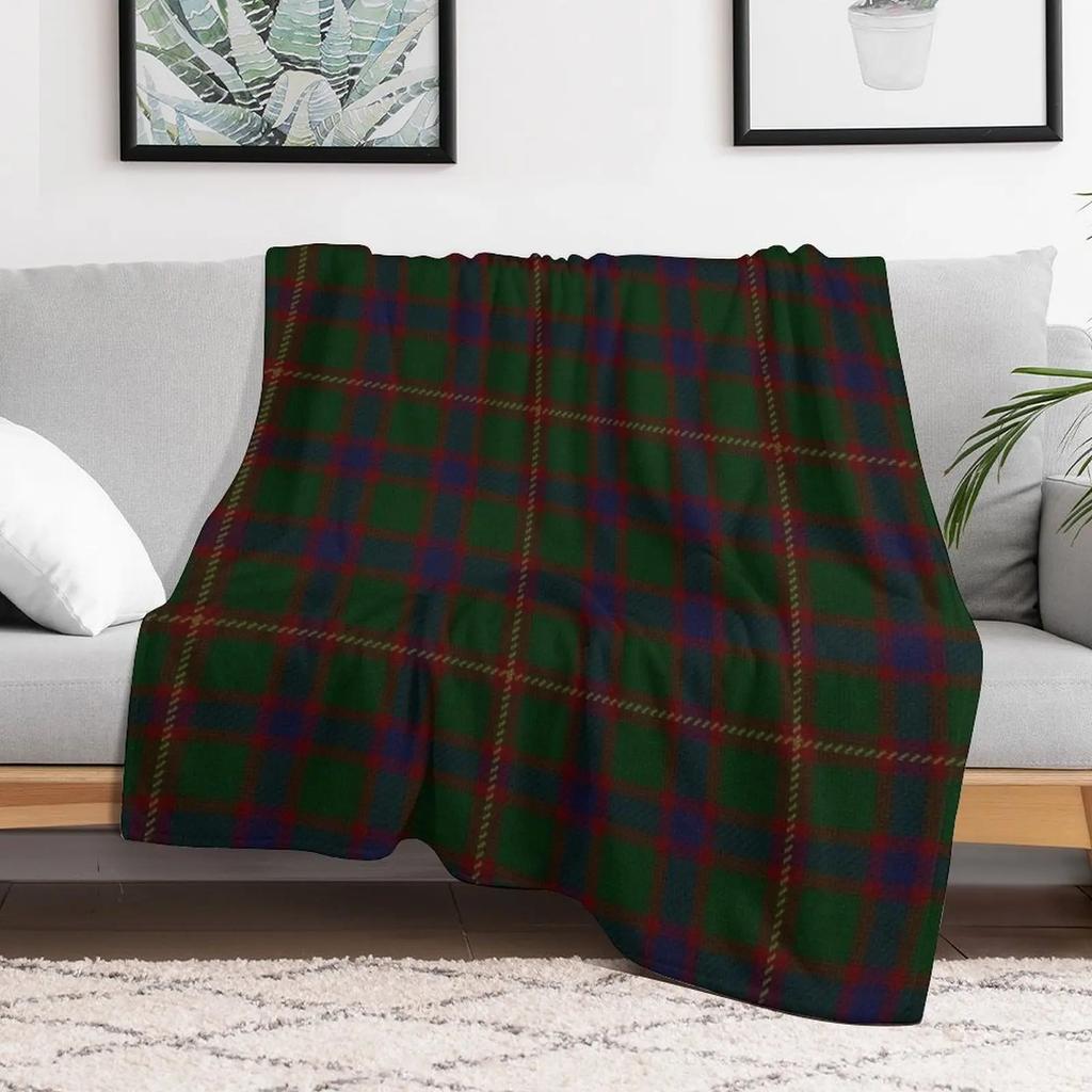 Clan Hall Tartan Throw Blanket Modern Design Soft Blanket for Home Decor