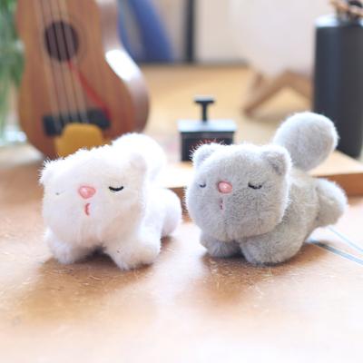 Милый милый котенок кулон плюшевая игрушка кукла мультфильм сумка подвесной брелок тряпичная кукла кукла