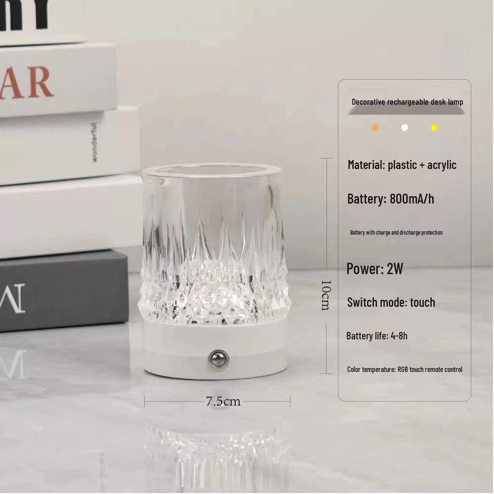 Popular Night Light Flower Arrangement Table Lamp for Bedroom