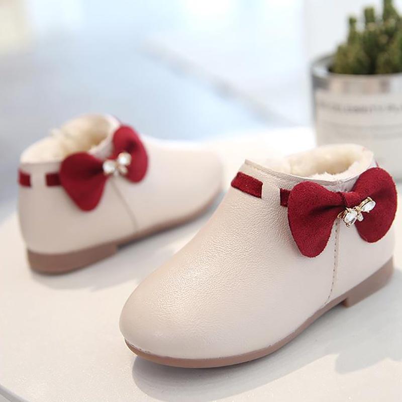 Timeless Fashion Leather Moccasins For Toddler Baby Girls With Bowknot Accent