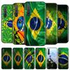 Бразильские флаги Бразилии для OPPO A74 A94 A93 A73 A53 A32 A31 A72 A12E A12 A11 A9 A5 2020 5G AX7, черный мягкий чехол для телефона из ТПУ