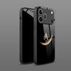 Закаленное стекло для телефона с рисунком 'Лунная буква А', подходит для iPhone 17 16 15 14 13 12 11 Pro Max Plus, защита от отпечатков пальцев