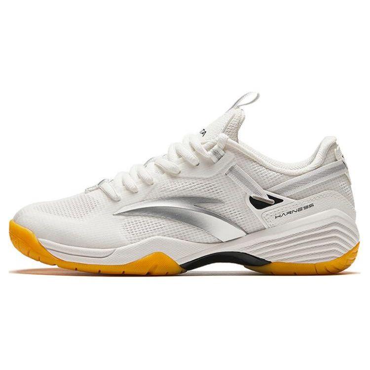 Anta Shock Absorbing Wear Resistant Low Top Badminton Shoes Women Shoes Light-Brown 922424401-1