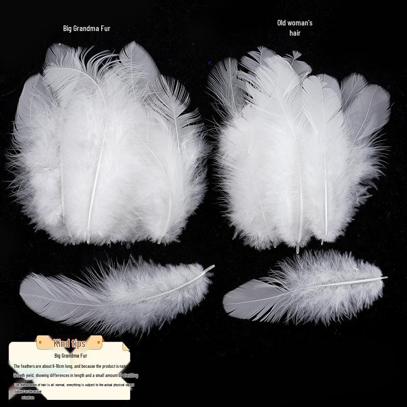 White Feathers for DIY Handmade Clothing & Jewelry Accessories