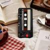 Винтажный Чехол-Телефон-Кассета Черный Силиконовый Мягкий Для Samsung S25,S24,S21,S22,S23,S30,Ultra,S20,Plus,Fe,Lite