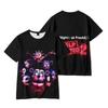 T Shirt for Men Summer Clothing Fitness Five Nights At Freddy's Printed O Neck T-shirt for Male Oversized New Men T-shirts Tops