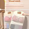 2/3Layer Large Capacity Storage Mesh Bag Underwear Socks Storage Bag Breathable Wardrobe Organizer With Clothes Hanger