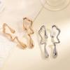Chic Irregular Water Drop Stud Earrings: Unique Design for Women’s Fashion