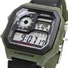 Цифровые часы Casio World Time AE-1200WHB-3BV (зеленый)