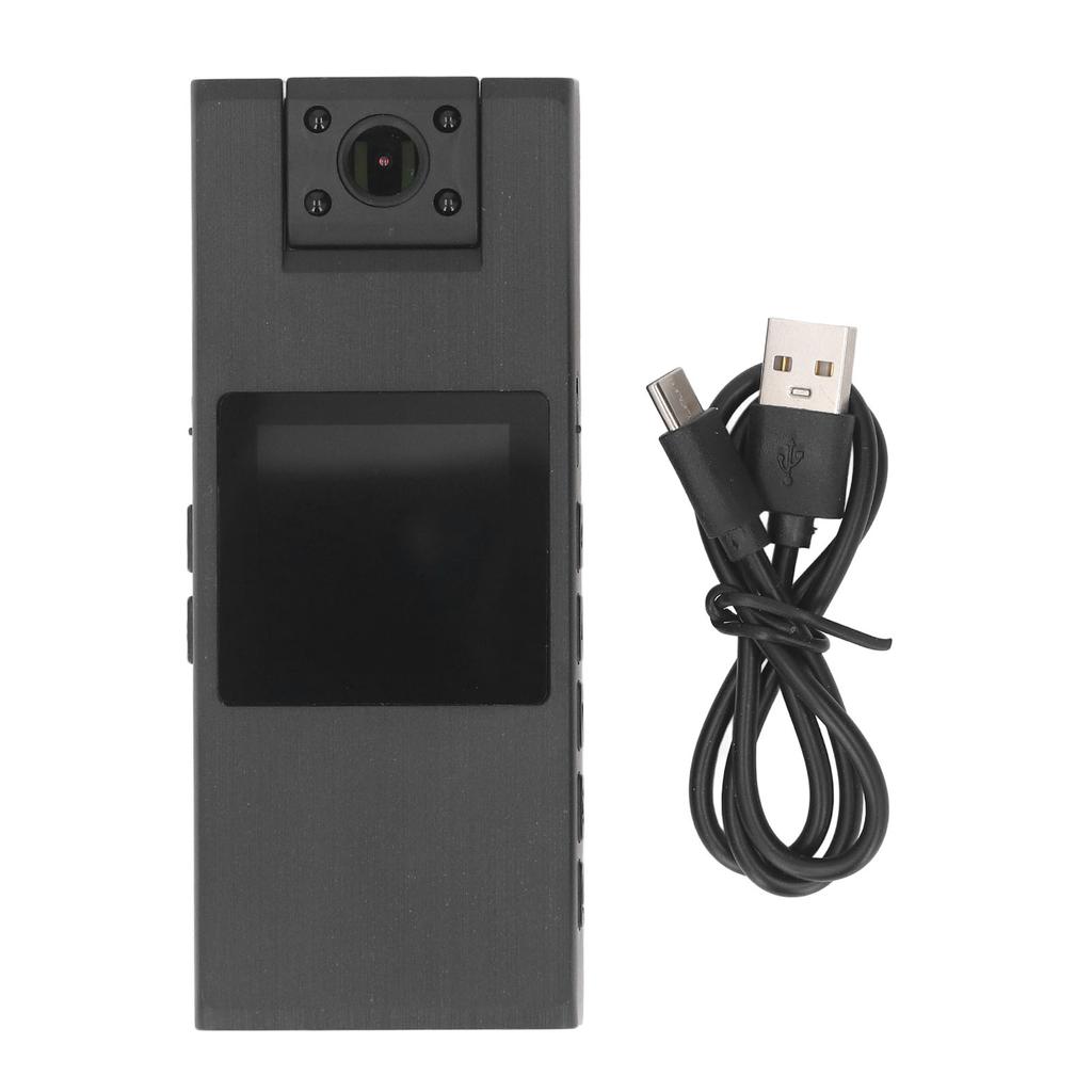 Small Camera Video Recorder 4K Back Clip Infrared Night Vision Portable Wearable Camera for Cycling