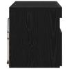 TV Cabinet in Black Oak Look 60 x 35 x 40 cm Engineered Wood