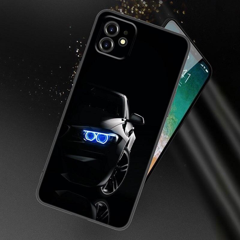 Cool Sports Car Man Phone Case For Apple iPhone 13 12 Mini 11 Pro XS Max XR X 8 7 6S 6 Plus SE 2022 2020 5S 5 Soft Black Cover