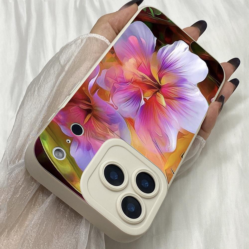 M429 Красивые Цветы ангел Глаза Мягкий Чехол для Телефона для iPhone Samsung Galaxy Xiaomi Rdemi Huawei Honor Infinix Realme OPPO Vivo Все Модели TPU Чехол