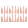 20Pcs Spike Rivet Cone 10x29mm Rose Gold Colour Clothing Decoration Set Kit for Bag