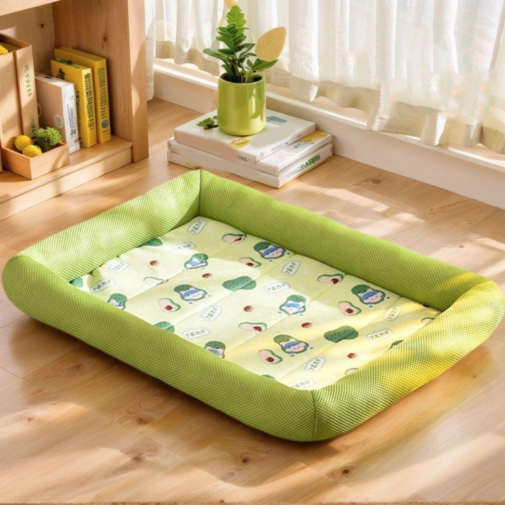 Квадратная охлаждающая лежанка для щенка, дышащие кровати для собак и кошек, товары для питомцев, подстилка для сна собаки, дом