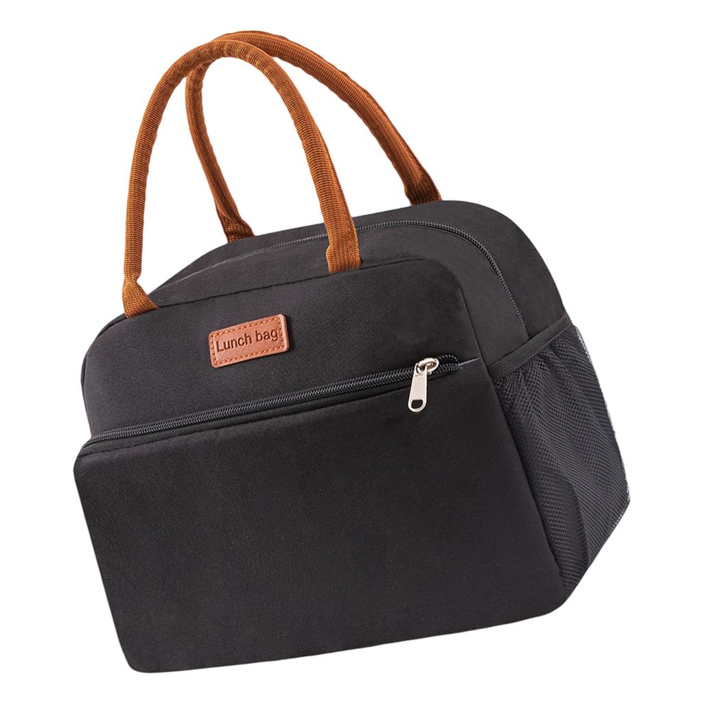 Изолированная сумка для ланча для студентов, большая вместимость, термо-тоут из водонепроницаемой ткани Оксфорд, идеально подходит для школьных пикников и мероприятий на открытом воздухе