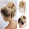 Синтетический пучок для волос, накладные волосы, шиньон, эластичные волосы с резинкой, пучок для волос, пончик, шиньон, грязные волосы для женщин