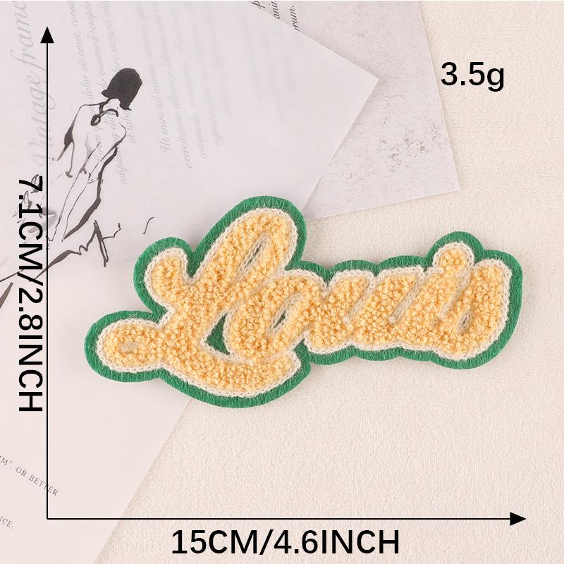 Вышитая этикетка с английскими буквами, нашивка на полотенце, вышитый значок, тканевая этикетка, аксессуары для одежды, сшитая своими руками, вышитая наклейка на ткань