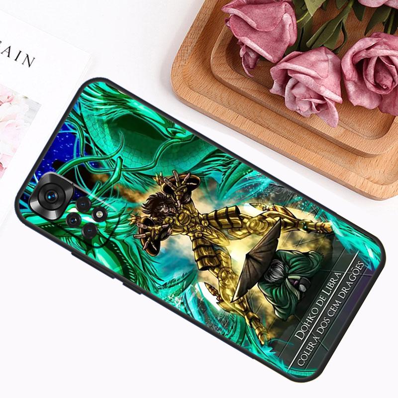 Saint Seiya Aiolos Camus Case For Xiaomi Redmi Note 12 8 9 10 11 Pro Note 12S 11S 10S 9S 9A 9C 9T 10A 10C 12C Cover