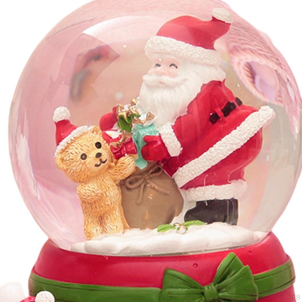 Шар Снежный шар Музыкальный Световой Снежинка для Рождества Новогодние Подарки