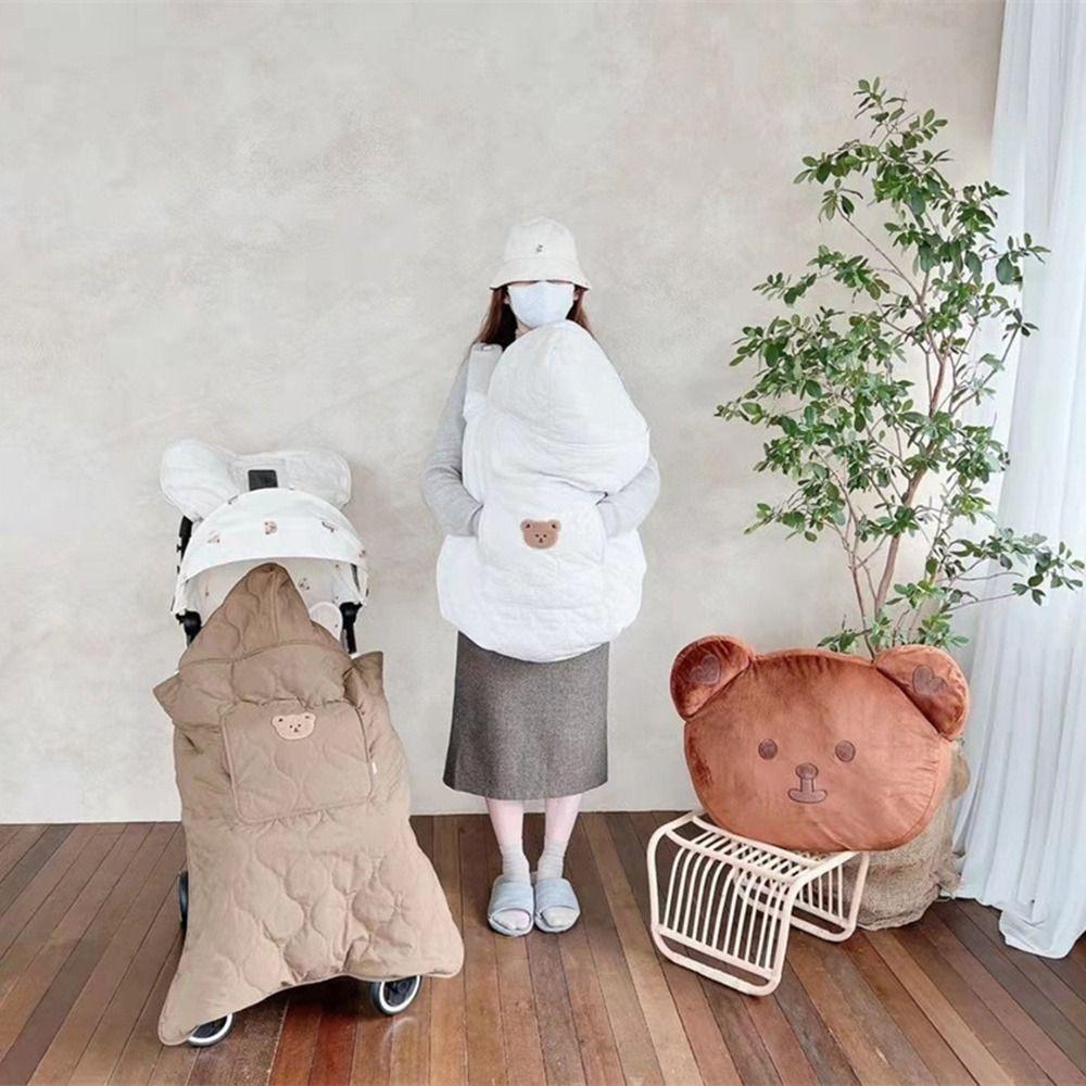 Thicken Toddler Trolley Cover Windproof Newborn Swaddle Wrap Portable Kids Sleeping Quilt Travel