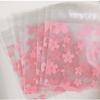 100Pcs Plastic Candy Gift Bags Transparent Cookies Baking Packaging Bag  Xmas Party Decor Favors