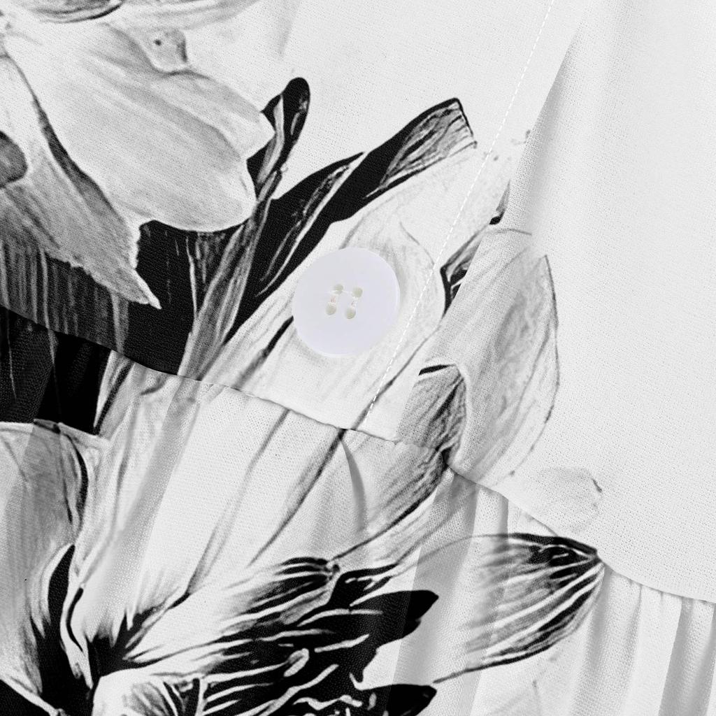 Женская мода повседневное платье с воротником на лацкане и пуговицами с рукавами 3/4 и бретелями