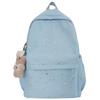 New schoolbag, high-aesthetic Japanese INS fresh and sweet backpack, lightweight travel large-capacity backpack for middle and high school students