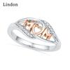 Классическое кольцо Lindon из медного сплава с цирконием, женские ювелирные изделия, свадебный подарок для вечеринки