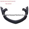 Haiyuepai 4th Gen Motorcycle Rear Grab Bar & Tail Wing for Alcohol-Modified Plastic.
